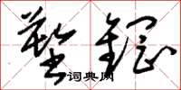刘少英塑钢草书怎么写