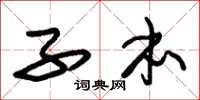 朱锡荣子本草书怎么写