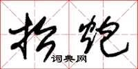朱锡荣抬炮草书怎么写