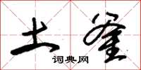 朱锡荣土釜草书怎么写