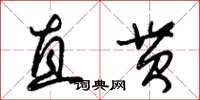 朱锡荣直贯草书怎么写