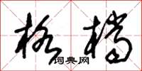 朱锡荣格档草书怎么写
