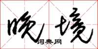 朱锡荣晚境草书怎么写