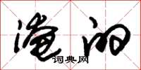 朱锡荣淹的草书怎么写