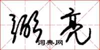 朱锡荣弼亮草书怎么写