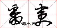 朱锡荣番夷草书怎么写