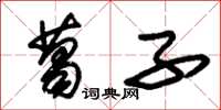 朱锡荣葛子草书怎么写
