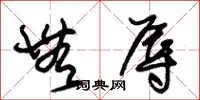 朱锡荣无辱草书怎么写