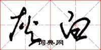朱锡荣灰白草书怎么写
