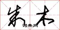 朱锡荣朱木草书怎么写