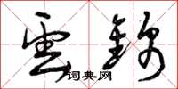 曾庆福云锦草书怎么写