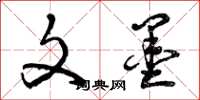 曾庆福文墨草书怎么写