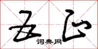 曾庆福五正草书怎么写
