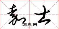 朱锡荣嘉士草书怎么写