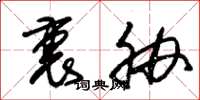 朱锡荣裹胁草书怎么写
