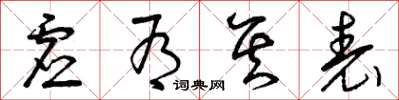 曾庆福虚有其表草书怎么写