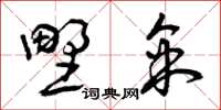 曾庆福野采草书怎么写