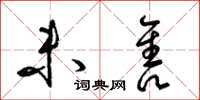 梁锦英未售草书怎么写