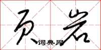 梁锦英页岩草书怎么写