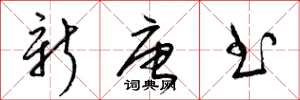 梁锦英新唐书草书怎么写