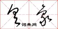 梁锦英具象草书怎么写
