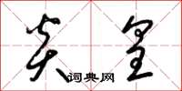 梁锦英炎皇草书怎么写
