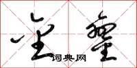 梁锦英金銮草书怎么写