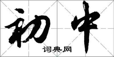 胡问遂初中行书怎么写