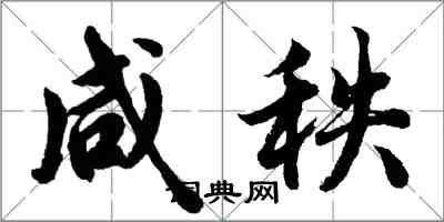 胡问遂咸秩行书怎么写