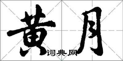 胡问遂黄月行书怎么写