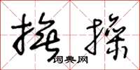 王冬龄抚操草书怎么写