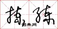 王冬龄拣练草书怎么写