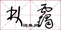 王冬龄林霭草书怎么写