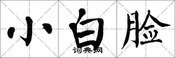 翁闿运小白脸楷书怎么写