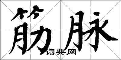 翁闿运筋脉楷书怎么写