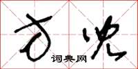 王冬龄方儿草书怎么写