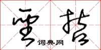 王冬龄圣哲草书怎么写