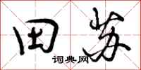 曾庆福田苏行书怎么写