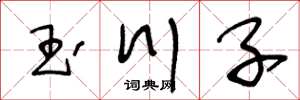 王冬龄玉川子草书怎么写