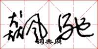 王冬龄飙驰草书怎么写