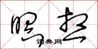 王冬龄瞑想草书怎么写