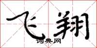 周炳元飞翔楷书怎么写