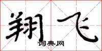 周炳元翔飞楷书怎么写