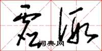 刘少英虚假草书怎么写