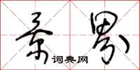 王冬龄景界草书怎么写