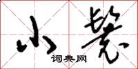 刘少英小鬟草书怎么写