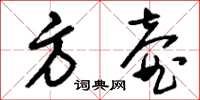 刘少英方壶草书怎么写