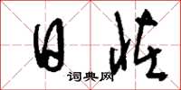 刘少英日怪草书怎么写