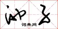 刘少英池子草书怎么写