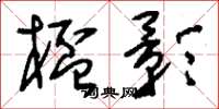 刘少英杯影草书怎么写